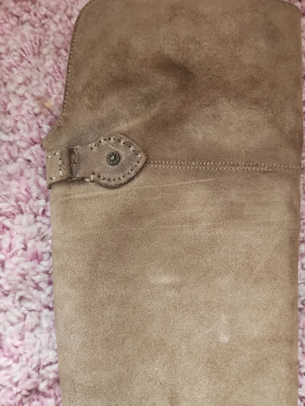 ♥️EUC KNEE HIGH Frye Chestnut Leather Heel Boots!!!